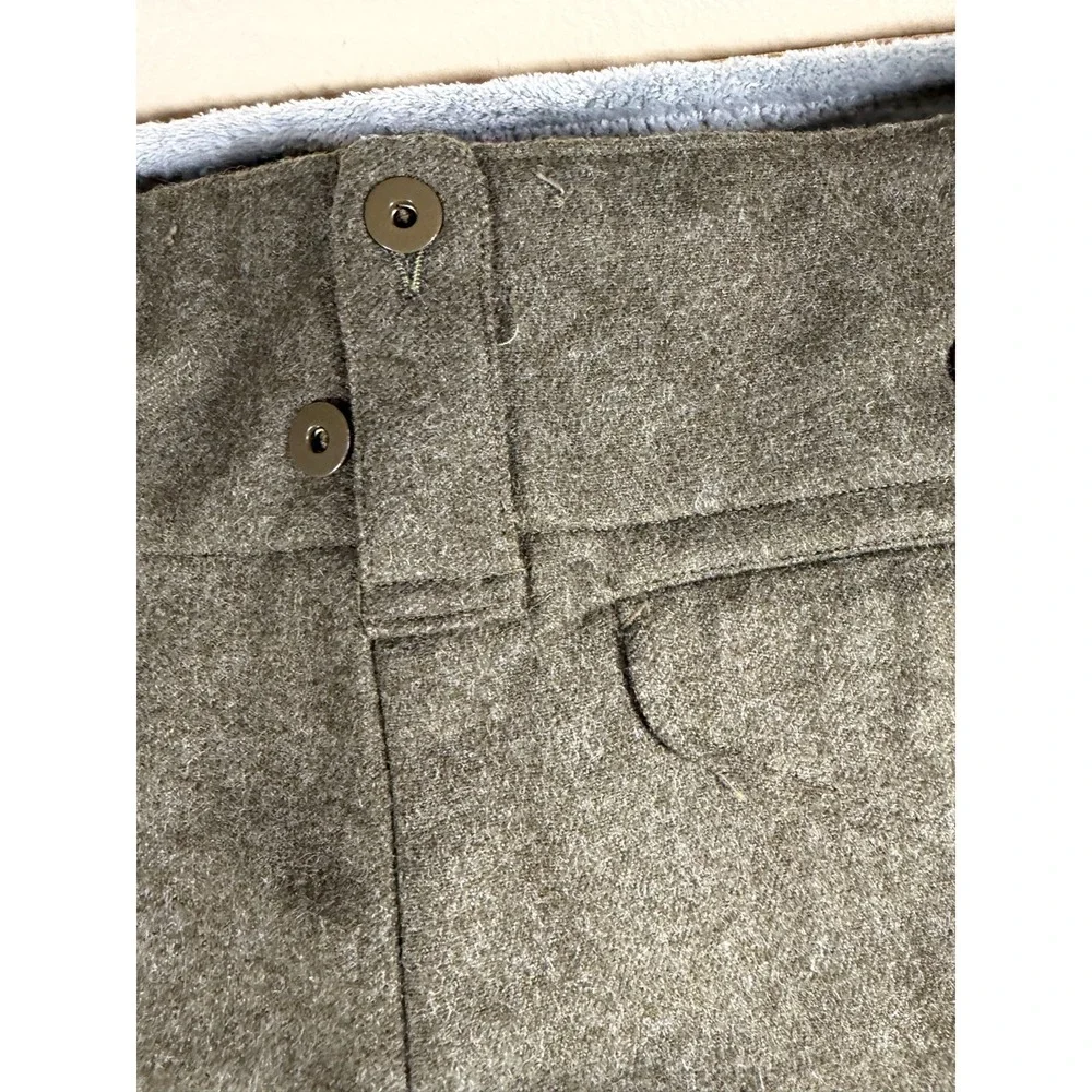 Vintage US Army M-1951 Wool Field Trousers Men's 34 Olive Drab Korean War